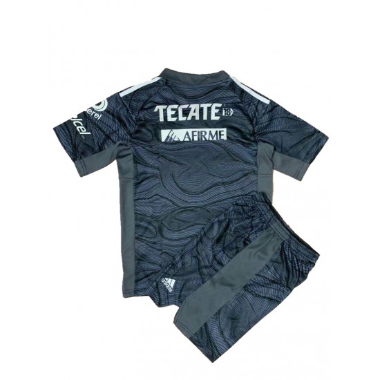 Camisola Tigres UANL Guarda-redes Criança Equipamento Terceiro 2021-2022 Manga Curta